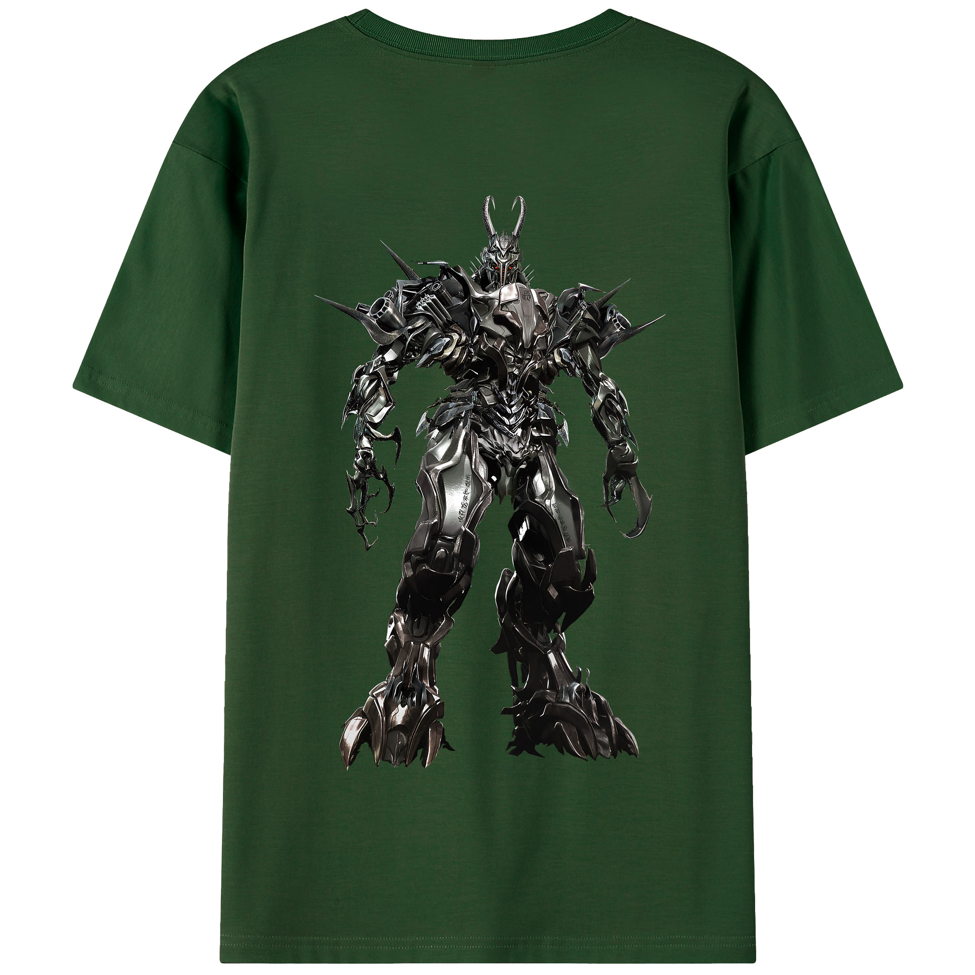 （画像用） Transformers トランスフォーマー 綿100％半袖Tシャツ（背面プリント）